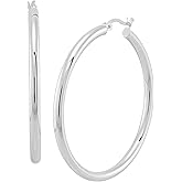 Silpada 'Smooth Falling' Hoop Earrings