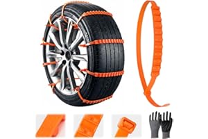 Quick installation Universal Anti-Skid Tire Chains, Heavy Duty Tire Chain for Trucks and Cars, Snow Chains for Tires, Anti Sk