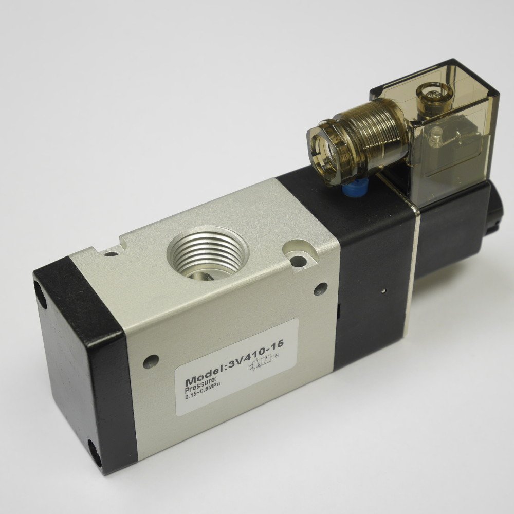 3/2 way Pneumatic Electric Directional Control Solenoid Valve 1/2" NPT