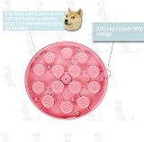 SUOXU Puzzle Feeder Toy for Dogs Pink 24cm Interactive Treat Dispenser view 2