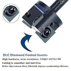 SICWOOD CNC Spoilboard Surfacing Router Bit 1/4