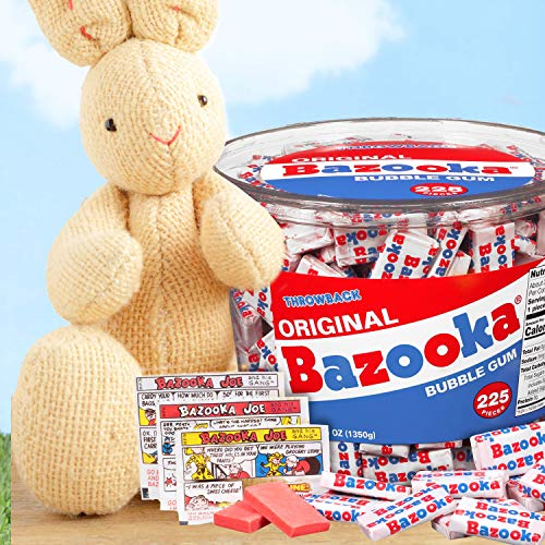 Bazooka Bubble Gum Easter 225 Count Individually Wrapped Easter Chewing