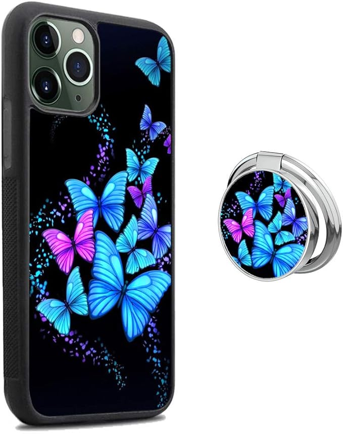 Universal Custom Blue Butterflies iPhone 11 Pro Max Case