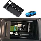 BestEvMod AOSK Compatible with Mustang Mach-E Armrest Storage Box Organizer Center Console Tray Accessories 2021 2022 2023 2024(V1) NOT FIT 2025 Model