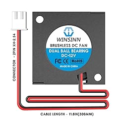 WINSINN 30mm Blower Fan 12V, Micro 12 Volt Fans