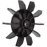 Motor Fan Blades, Plastic Fan for Electric Motor,Small Air Compressor Fan Blade Accessories Direct‑on‑Line Motor 14mm Shaft 135mm Outer Diameter