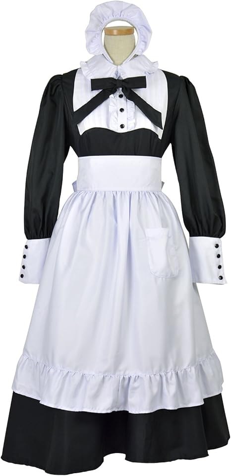 Amazon 8mm モノトーンカラー ハウスメイド ロングタイプ コスチューム メイド 衣装 レディース 3l コスプレ 仮装 通販