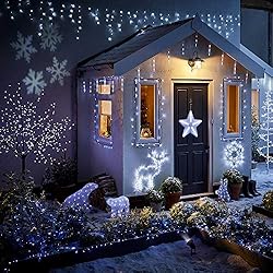 Toodour Icicle Christmas Lights, 432 LED 35.4ft 8