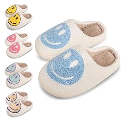 dubuto Smile Face Slippers for Girls Boys, Cute