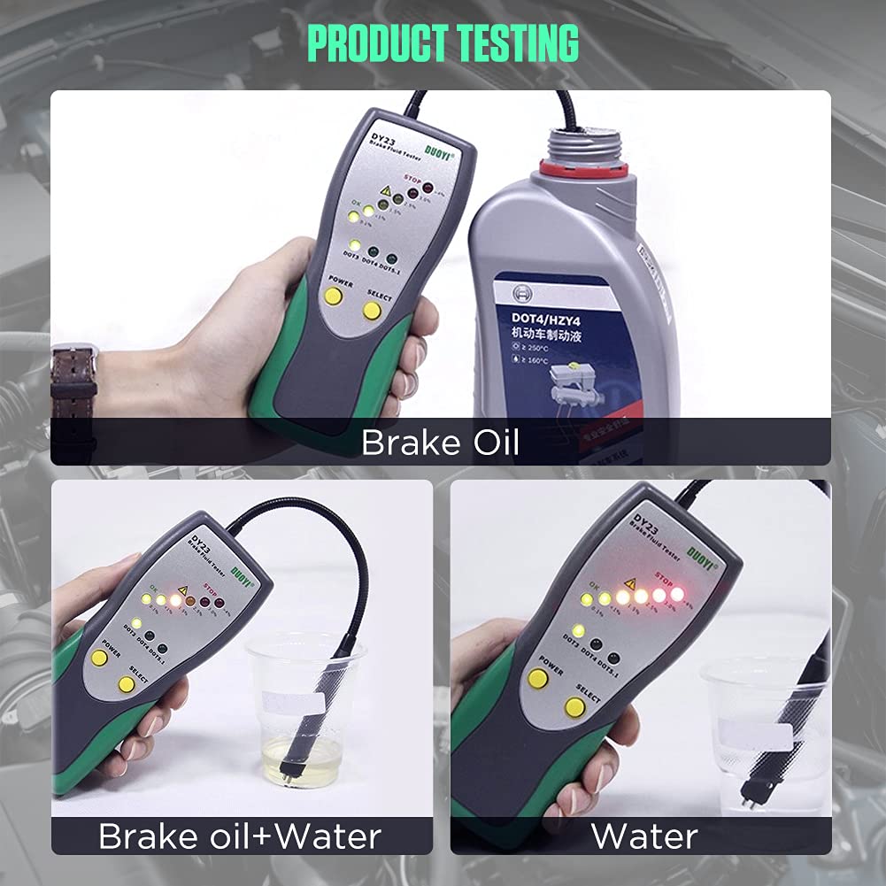 Brake Fluid Tester Automotive DOT3 DOT4 DOT5.1 Brake Fluid Tester Car