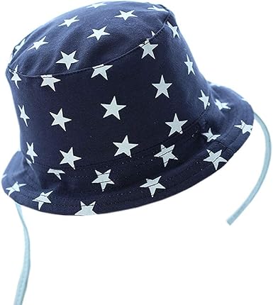 navy blue bucket hat with string