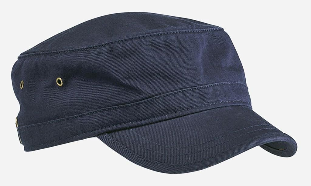 econscious SWEET-250 100% Organic Cotton Twill Adjustable Corps Hat, Black: Clothing