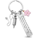 Ouligay Nurse Gifts for Women Nurse Keychain, Nursing Gift for School Nurse Student Graduation Future Medical Practitioner Registered Nurses Appreciation Nurse Day Week Gifts Accessories