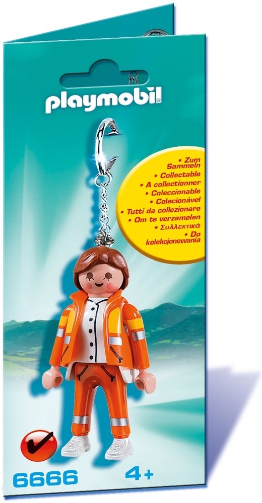 Playmobil 6666 Collectable Medic Keyring 4+, Fun Imaginative Role-Play, PlaySets Suitable for Children Ages 4+