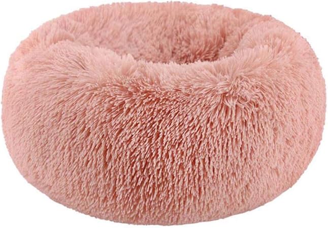 blush pink dog bed