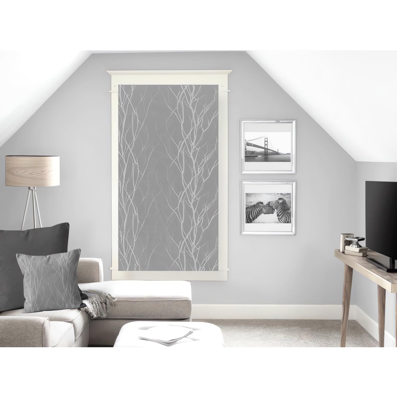 Soleil d'ocre Liane Bise-Bise, Polyester, Grey, 60 x 120 cm โ image 1