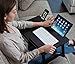 Sofia + Sam Multi Tasking Laptop Bed Tray | Supports Laptops Up to 18 Inches | Walnut (Left Handed Tray)