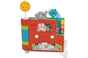 Fisher-Price Sit-to-Stand Giant Activity Book, Electronic Learning Toy and Activity Center for Infants and Toddlers Ages 6 Months to 3 Years