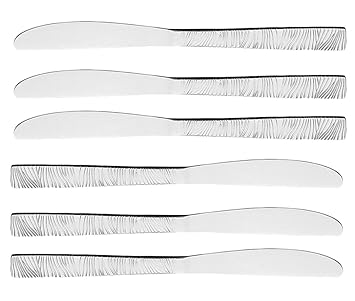 Abert - Cuberteria Italiana de Acero Inoxidable Modelo "Oslo" - Cuchillo de Mesa