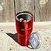 Silver Bound 30 oz Stainless Steel Tumbler- Double Wall Vacuum Insulated Tumbler bundled with Sliding Lid Stainless Steel Straw and Brush