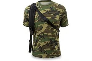 hellomaterials Stalker Sling - Premium Quality V2 | No Drilling Required, Universal Model (Black)