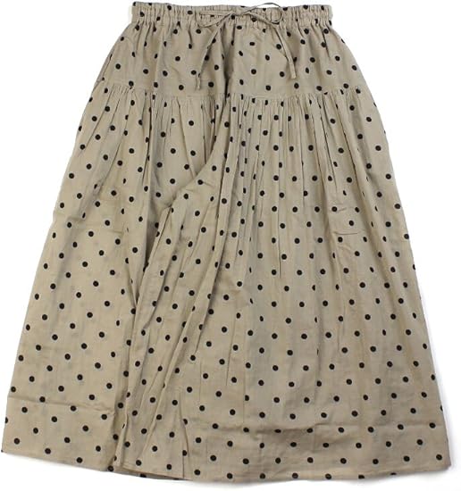Amazon Co Jp ソイル Soilコットンボイルドットプリントイージーキュロットワイドパンツnsl 034 1 S M 0l Beg Blk Large Dot 服 ファッション小物