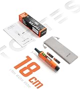 TopTes PT210 Gas Leak Detector Portable Natural Gas with Alarm Orange view 6