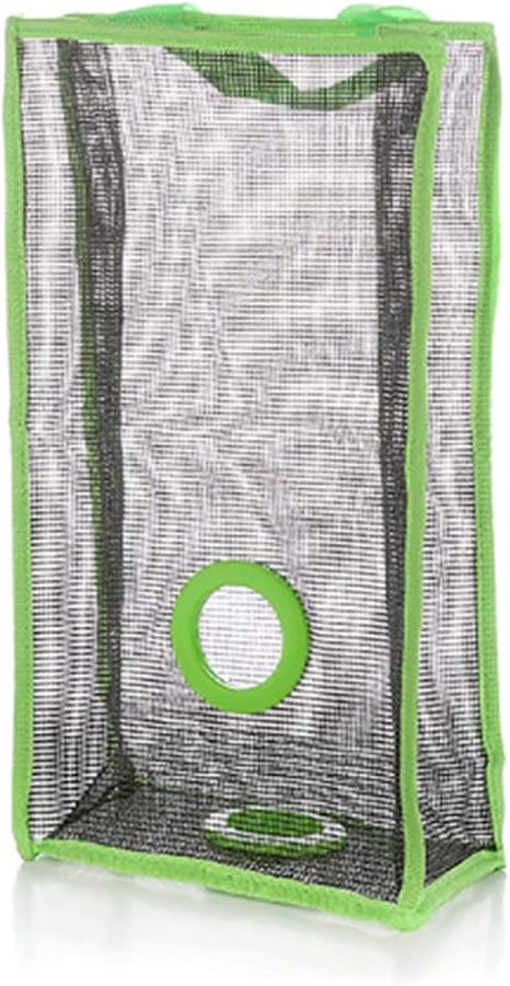 Amazon ゴミ袋ストッカー 吊り下げ ストッカー レジ袋ストッカー リ袋収納 ポリ袋ストッカー 収納 壁掛け 野菜 果物 通気 保存 エコバッグ 省 大容量 おしゃれ グリーン ポリ袋ストッカー オンライン通販