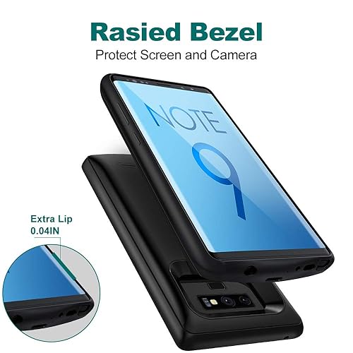 NEWDERY Upgraded Battery Case for Galaxy Note Qi Wireless