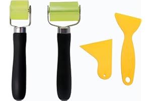 Changyeah Car Sound Deadening Roller Proof Insulation,with 2 foil squeegees,for Auto Vehicle Audio Deadener Application Wheel