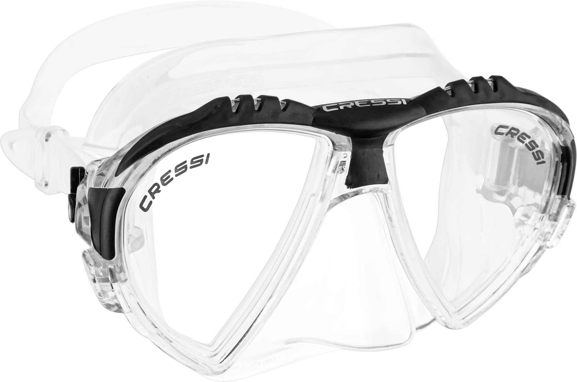 Cressi Matrix 2-Lens Masks, Clear/Clear Image