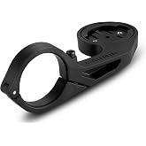 CYCLAMI S2 Out Front Mount – Fits Garmin Edge Bike Computers, Black Plastic, GPS & Heart Rate Ready