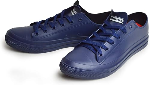 Amazon ハンテン 防水 スニーカー メンズ レインシューズ 防水 スポーツシューズ 防滑 屈曲 通気性 メッシュ ラバーシューズ 長靴 アウトドア 雨 レジャー カジュアルシューズ Hang Ten ハンテン レインシューズ