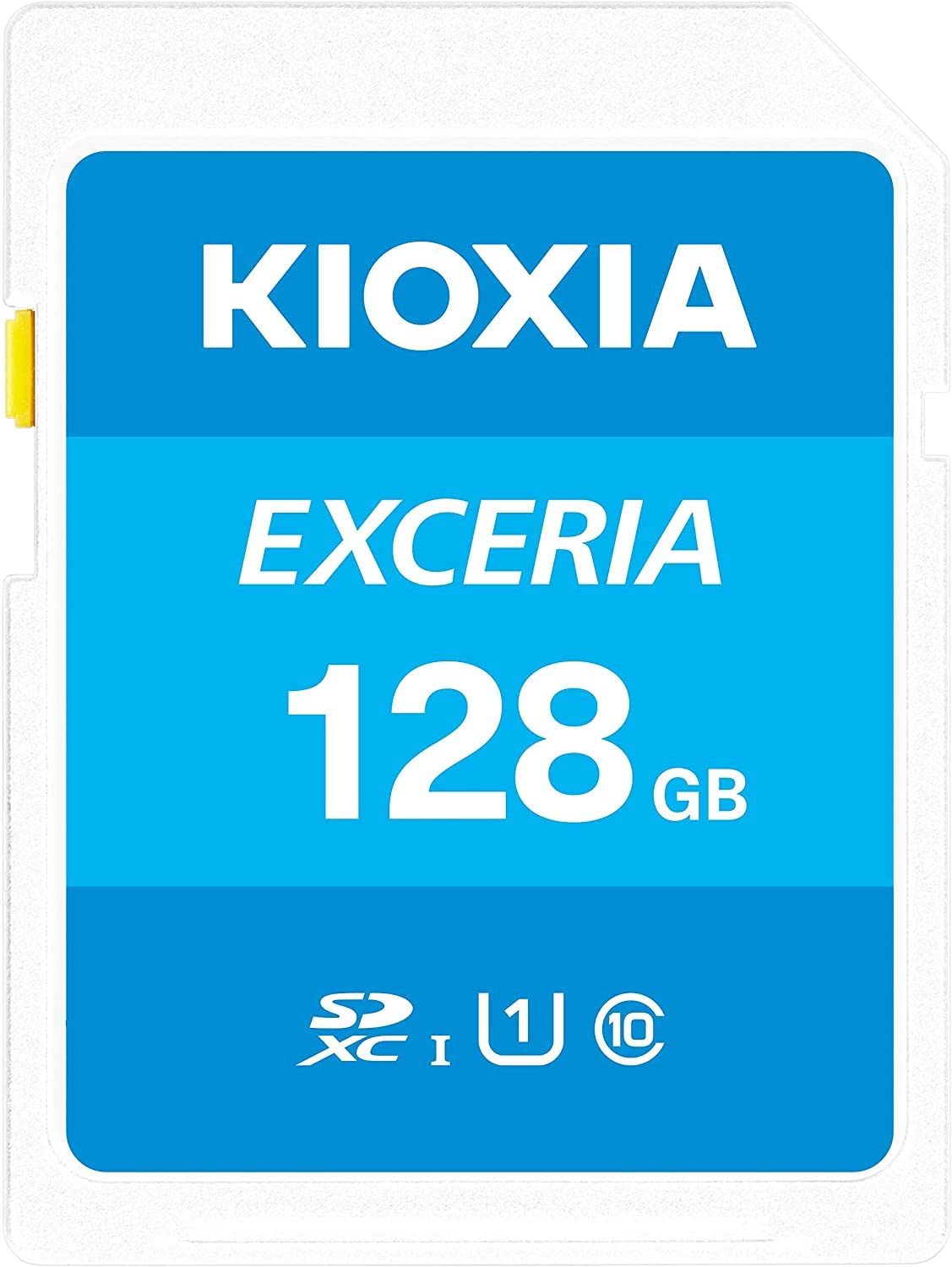 Kioxia Exceria 128GB SDXC Card, UHS-I, Class 10