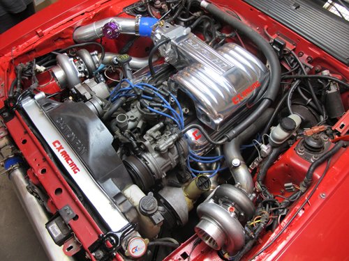79 93 Fox Body Ford Mustang 5 0 V8 Turbo Header Manifold Donwpipe