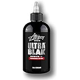 Allegory Tattoo Ink &ndash; Ultra Blak, Premium Black Tattoo Ink, Perfect for Lining and Shading, Smooth, Consistent Pigment, Vegan Friendly Tattoo Color, Organic Ink, Crafted in the USA (8 oz)
