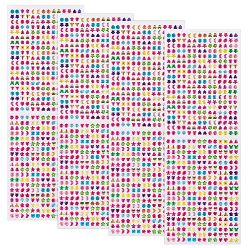 2 SAVITA+Earrings+Stickers+Glitter+Multiple