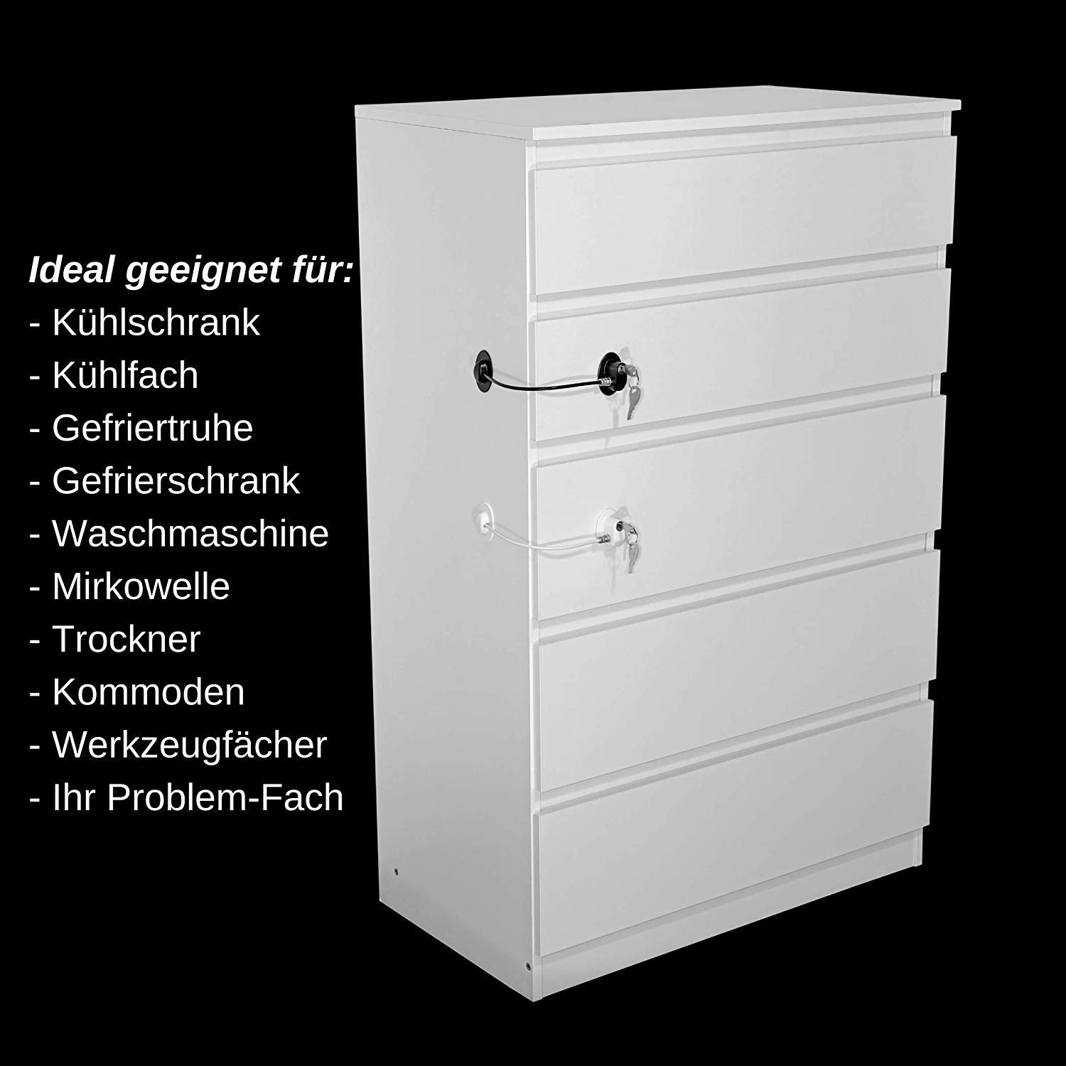 Sicherheitsausrüstung abschließbares Klebeschloss für Haushalt Praxis