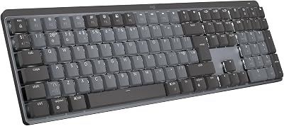 Logitech MX Mechanical Mini Wireless Keyboard QWERTY UK Grey