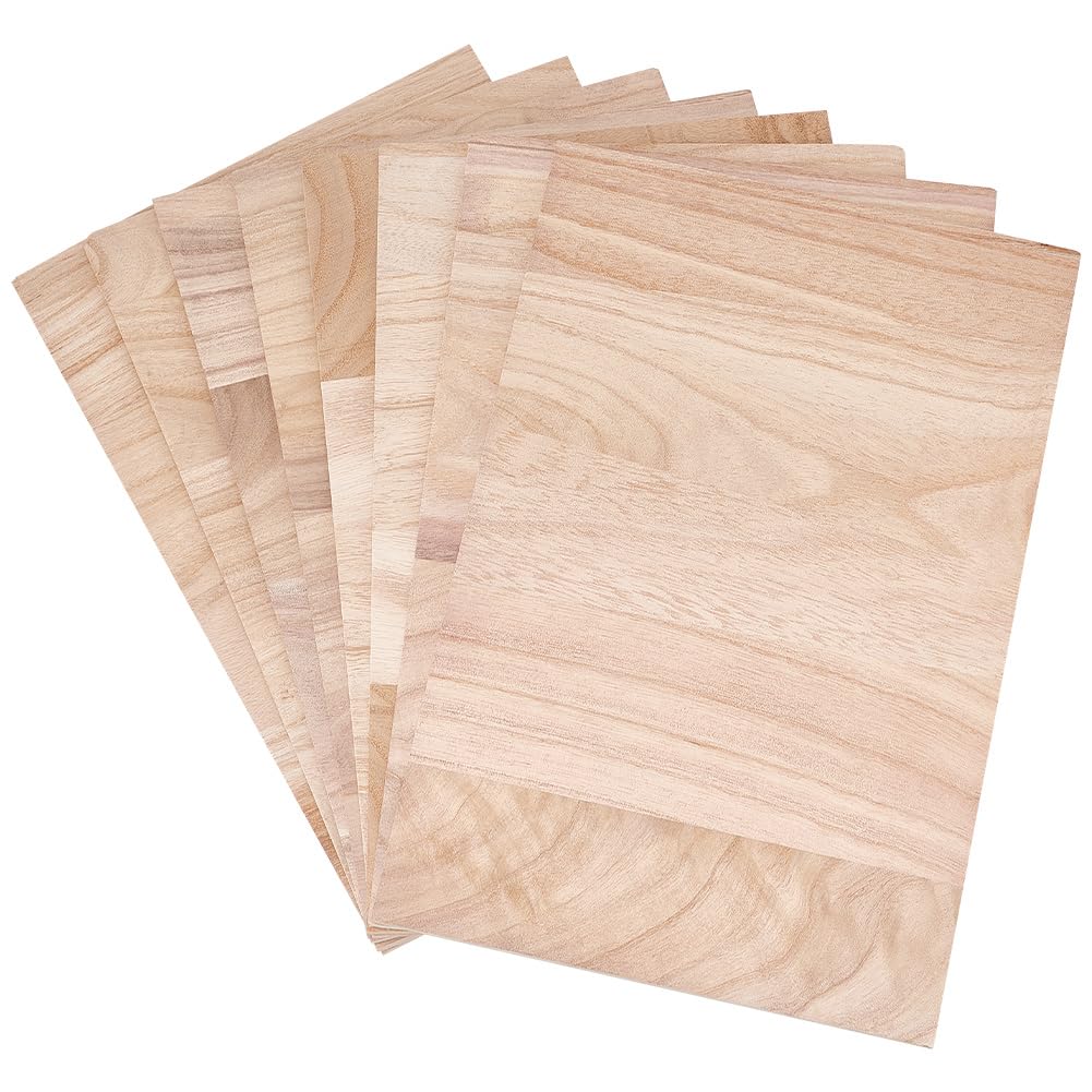 OLYCRAFT 8Pcs Taekwondo Breaking Boards 7mm Thick Wooden Karate Breaking Boards 30x20cm Punching Wood Boards Wooden Kick Board Training Accessory for Karate Practice Performing