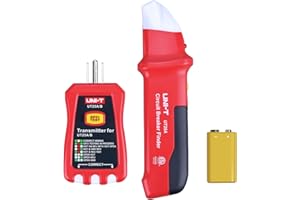 UNI-T UT25A Circuit Breaker Finder with GFCI Outlet Tester & NCV Function, 2-in-1 Professional Electrical Tester Kit for AC 9