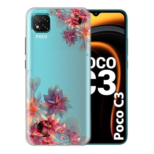 Fashionury Back Cover for Poco C3 (Silicon, TPU) Amazon.in Electronics