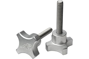 Agency 6 Shovel Mounting Knobs, Pair - 3/8-16 Thread - Made in The USA