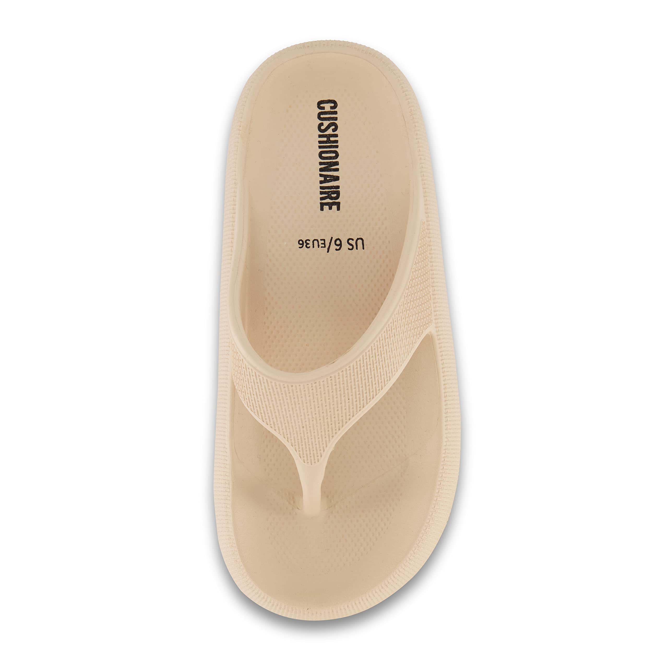 CUSHIONAIRE Women's Fling recovery cloud pool slides sandal with +Comfort