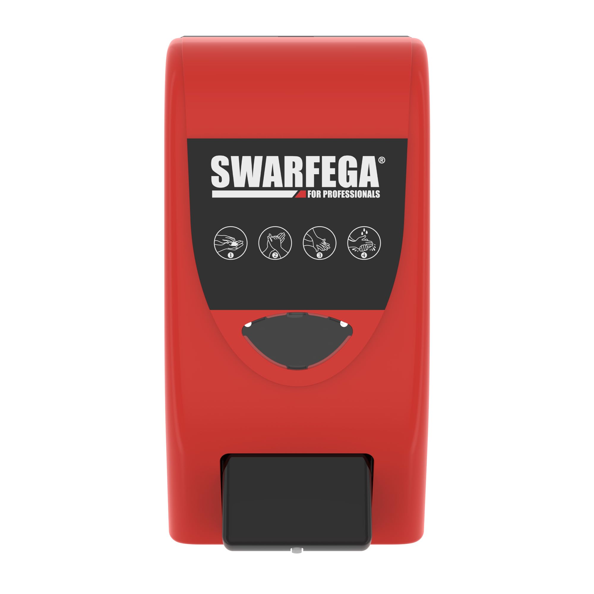 Swarfega Dispenser โ Wall Mounted Hand Cleaner Dispenser โ Durable Plastic โ Easy to Install โ Hygienic Solution for Heavy Duty Hand Cleaning - 4 Litre โ For Professional Use Only