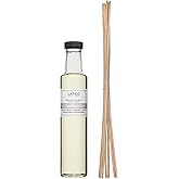 LAFCO New York Reed Diffuser Refill, Star Magnolia - 8.4 oz - Up to 4-Month Fragrance Life - Includes Natural Wood Reeds - Free of Dyes & Propellants - Made in The USA