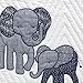 Lambs & Ivy 3-Piece Crib Bedding Set, Blue/White