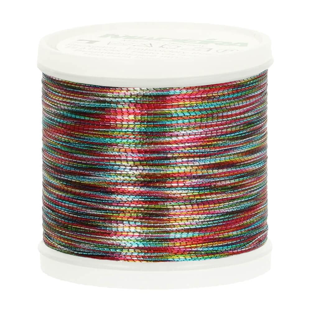 Madeira 9842-050 Metallic Nylon/Polyester Embroidery Thread, 40wt/220 yd, Astro 5