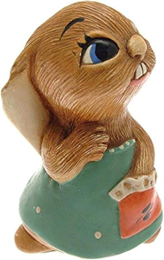 Pendelfin Lucy Pocket Green Pinafore Rabbit Ornaments Rabbit Figurines
