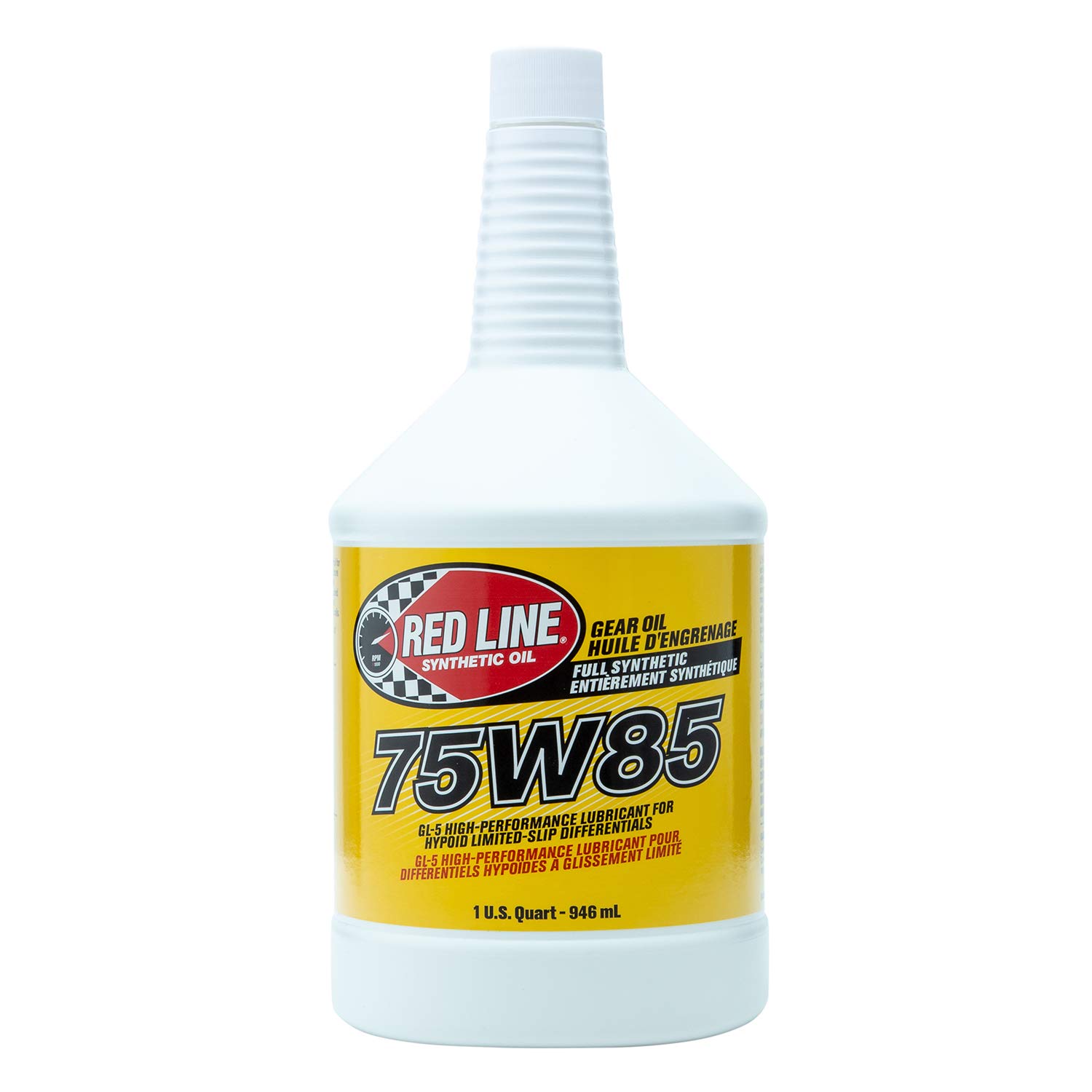 75w90 Gear Oil Red Line 50105 75W85 GL-5 Full Synthetic Gear Oil - 1 Gallon  For Limited Slip Differentials Red Line Gear Oil